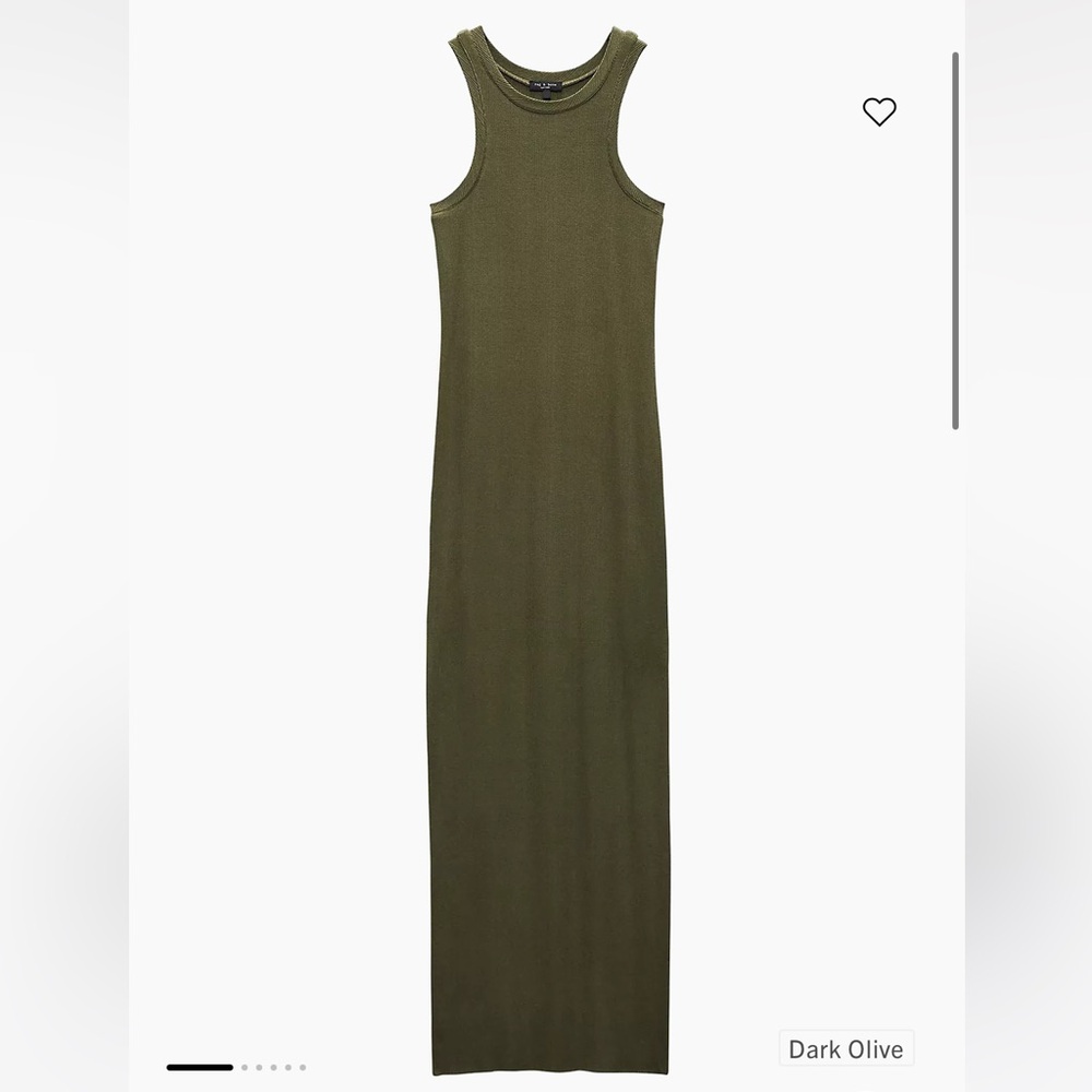 NWT rag & bone Luca Maxi Dress ribbed